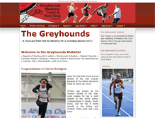 Tablet Screenshot of greyhoundstrack.com